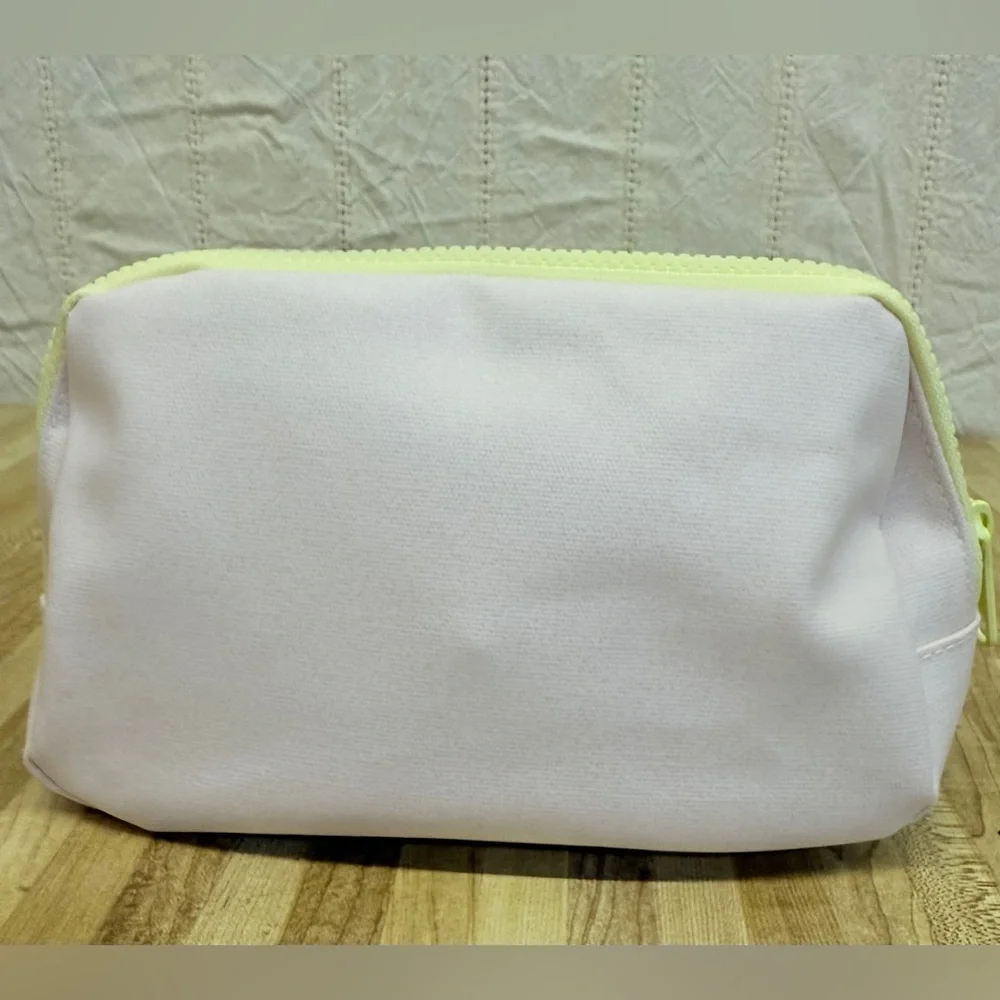 Marc Jacobs Fragrances Pink Yellow Cosmetics Bee Butterfly Make Up Bag